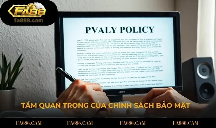 tam quan trong chinh sach bao mat tai sanh fa88 Tầm quan trọng chính sách bảo mật tại sảnh FA88